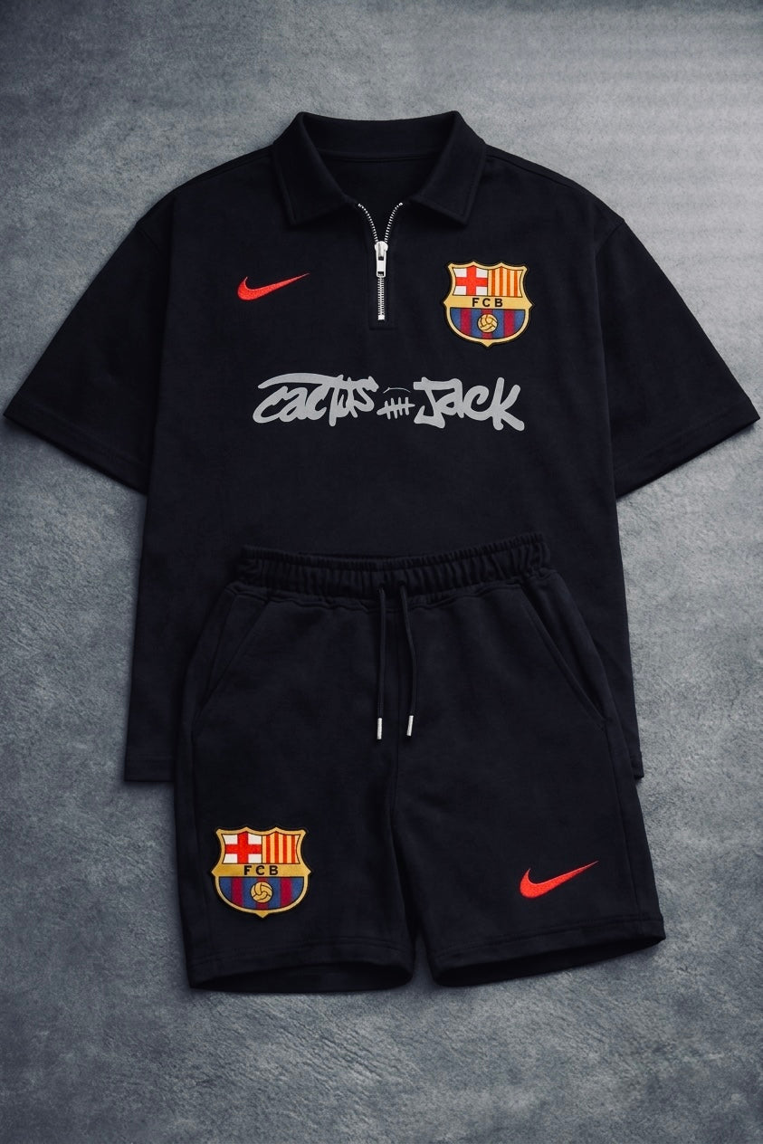 Barcelona Edition Heavyweight T-Shirt & Shorts Set